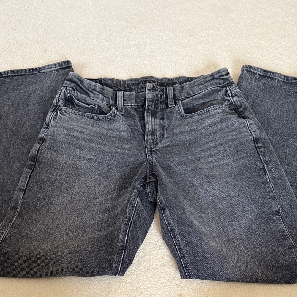 American Eagle Outfitters Dark Gray Relaxed Jeans